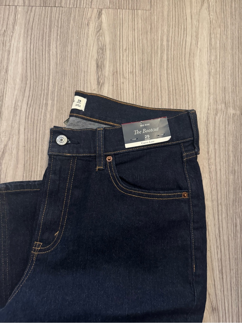Abercrombie & Fitch Dark Indigo Bootcut Jeans